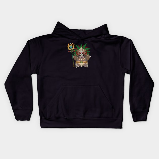 Ah Puch Kids Hoodie by potatonomad